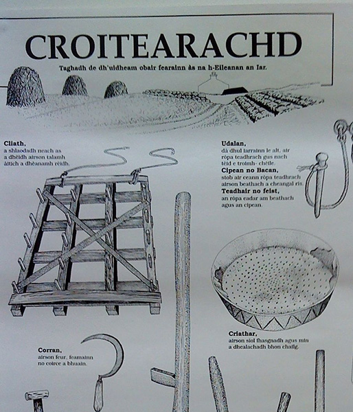 Croitearachd: Taghadh de dh’uidheam obair fearainn às na h-Eileanan an Iar