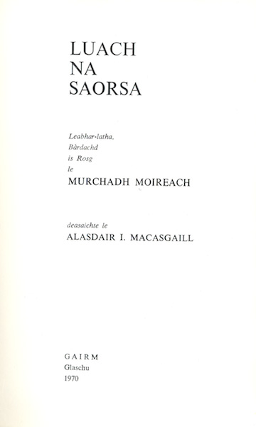 Luach na Saorsa