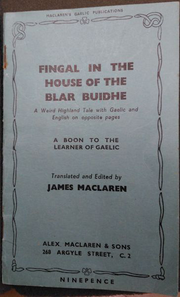 Fionn ann an tigh a’ Bhlair-bhuidhe, gun chomas suidh no eirigh