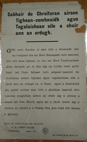 Cabhair do Chroiteran airson Tighean-comhnuidh agus Togalaichean eile a chuir ann an ordugh